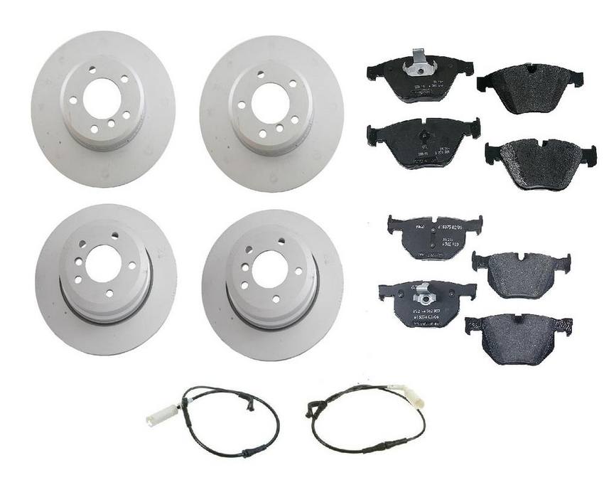 BMW Brake Kit - Pads and Rotors Front &  Rear (324mm/320mm)